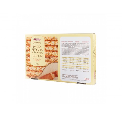 PASTA SFOGLIA STESA 'LA SOTTILE'   KG.10