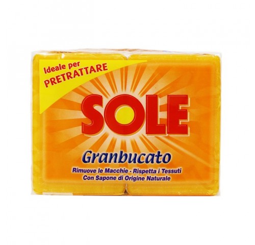 SAPONE BUCATO SOLE GIALLO X2        N.72