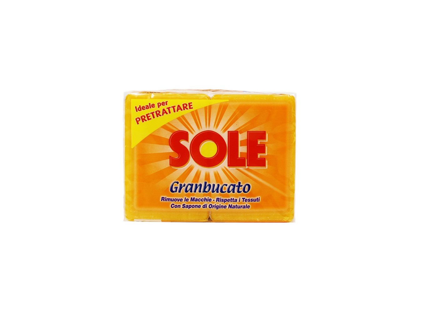 SAPONE BUCATO SOLE GIALLO X2        N.72