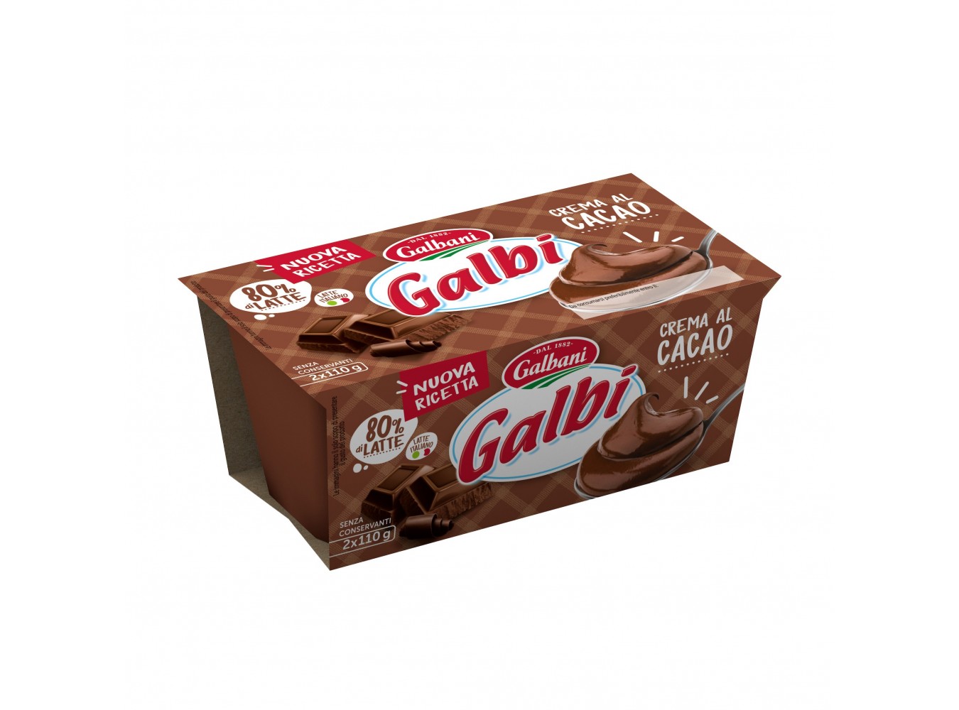 BUDINO PRONTO CIOCCOLATO GALBI GR.110X24