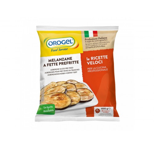 MELANZANE FETTE PREFRITTE OROGEL  KG.1X4