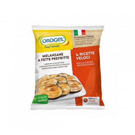 MELANZANE FETTE PREFRITTE OROGEL  KG.1X4