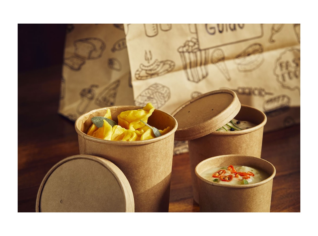 COPPETTA CARTA TAPPO 580 ML    PZ.100X10