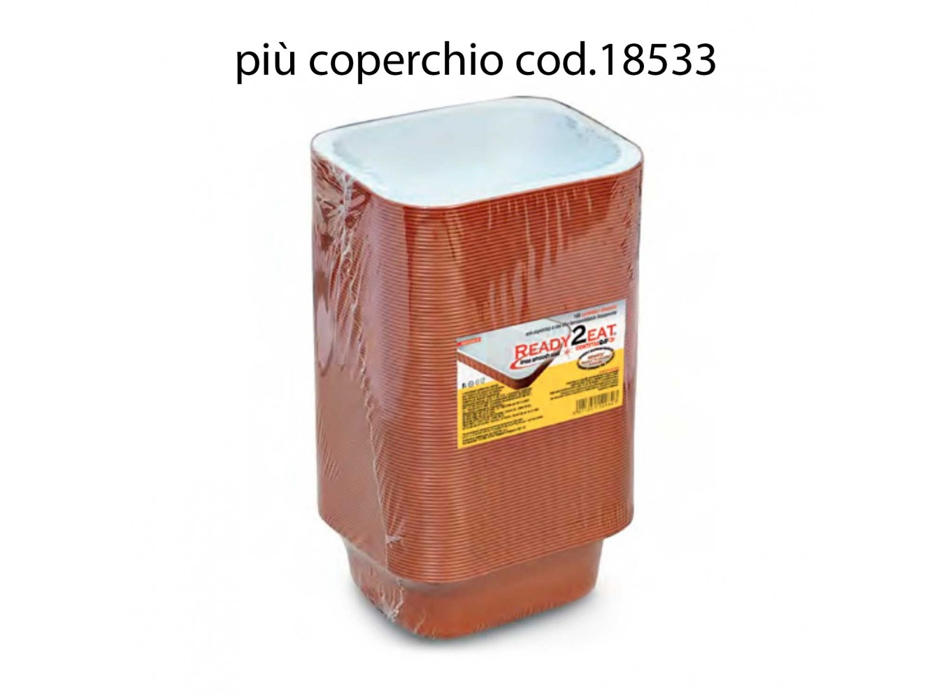 CONTENITORI LACCATI 1 PORZ.     PZ.50X12