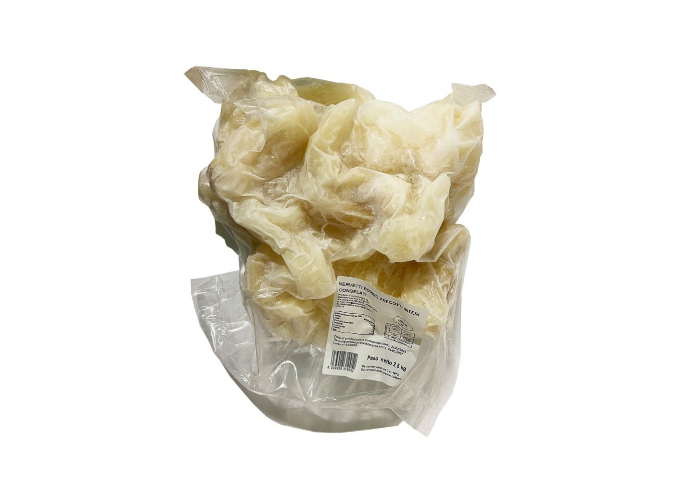 BOVINO NERVETTI PRECOTTI GELO   KG.2.5X2
