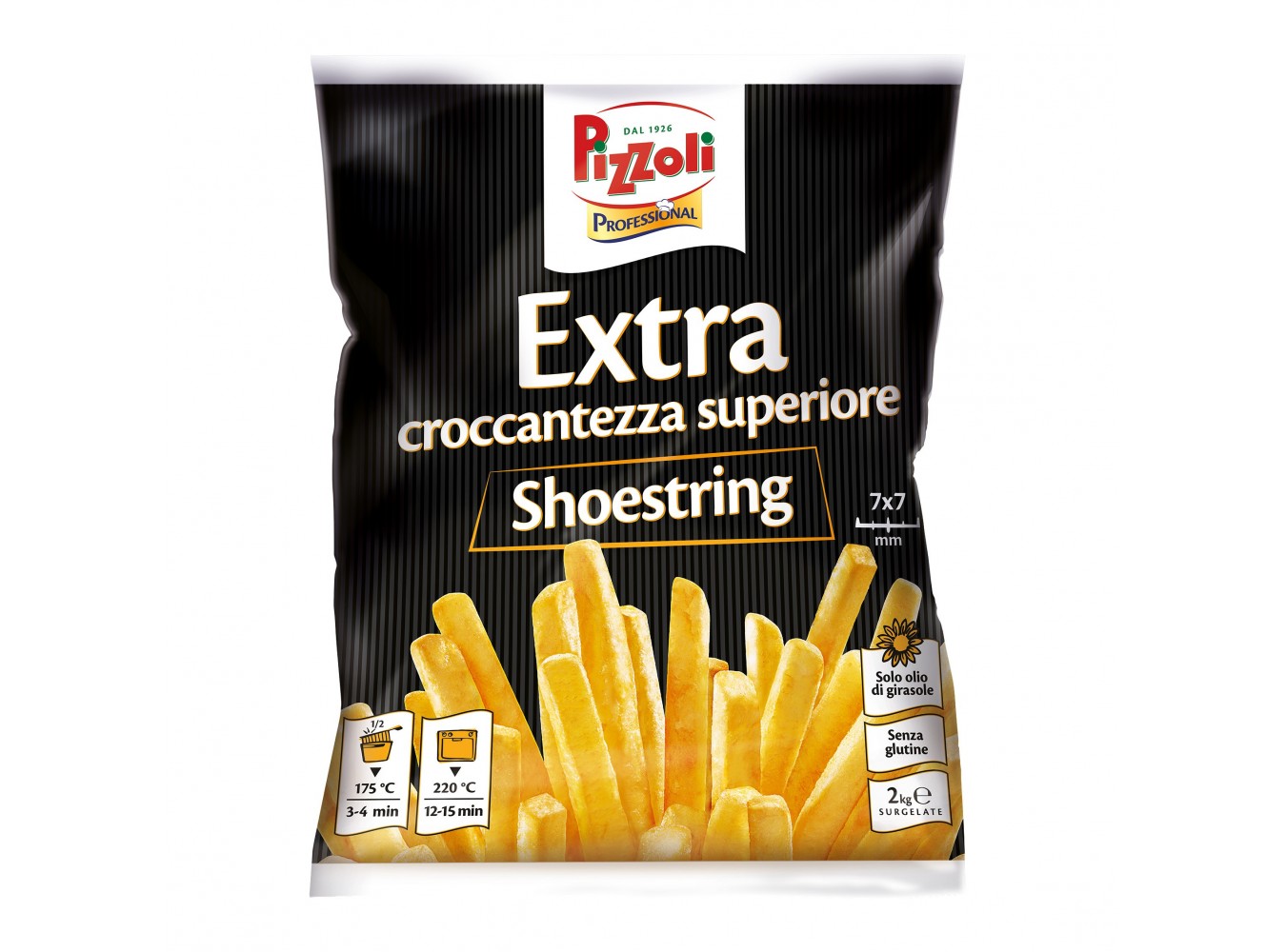 PATATE 7X7 EXTRA PIZZOLI          KG.2X4