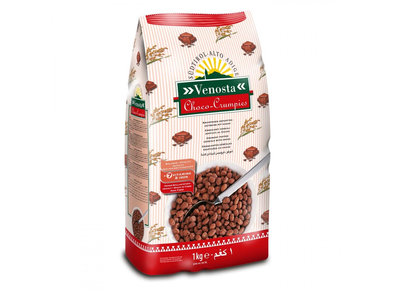 VENOSTA CHOCO-CRUMPIES            KG.1X6