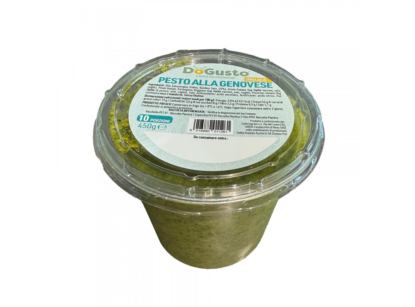 PESTO GENOVESE S/AGLIO DOGUSTO  GR.450X3