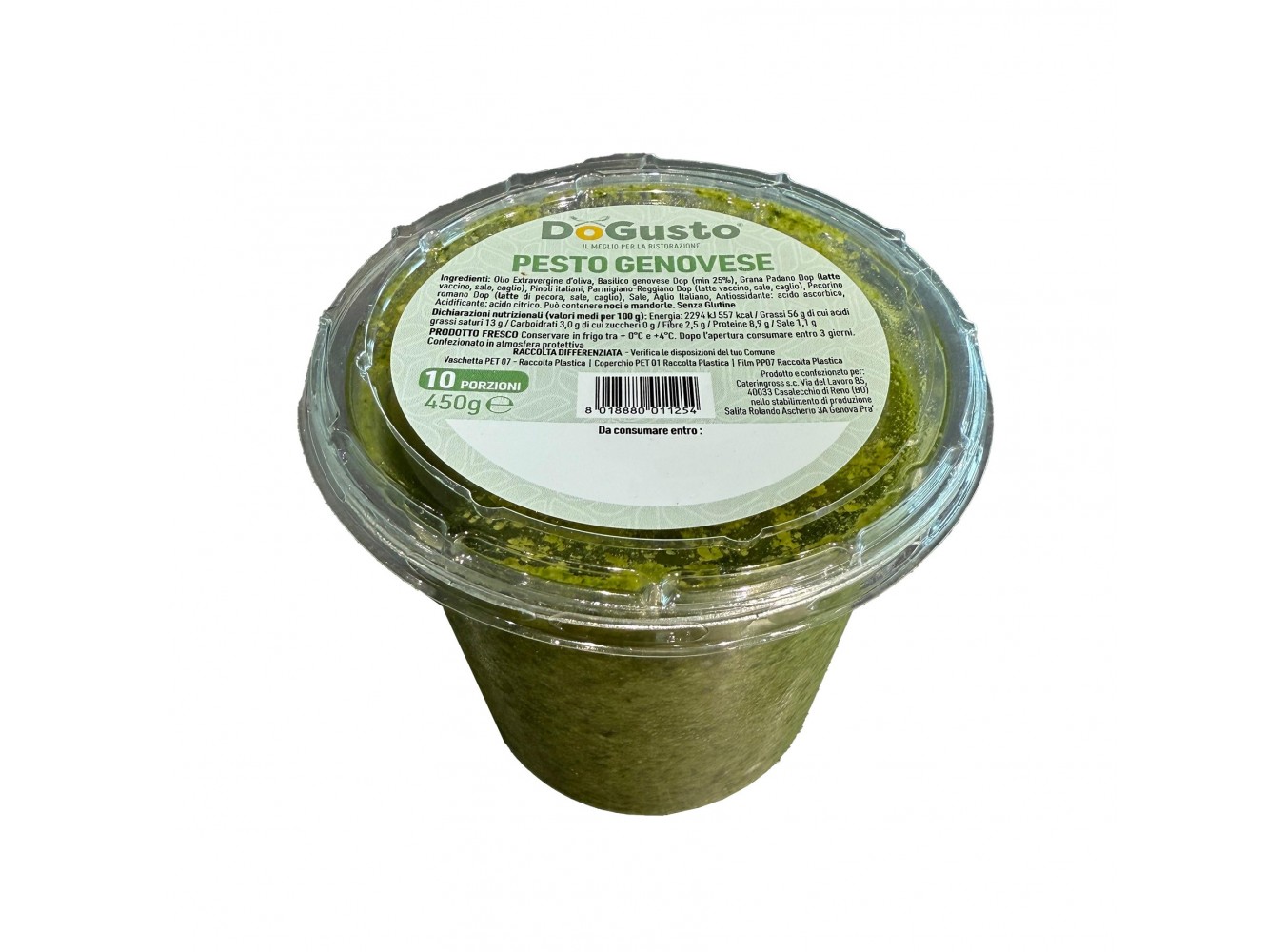 PESTO GENOVESE C/AGLIO DOGUSTO  GR.450X3