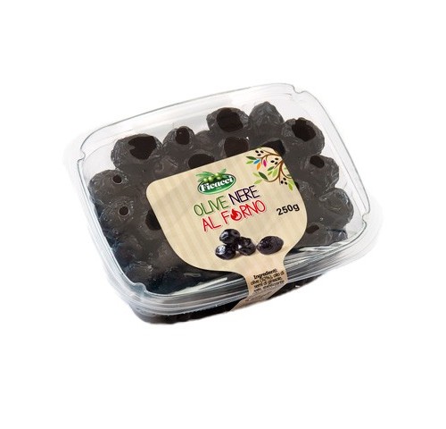 OLIVE NERE AL FORNO FICACCI    GR.250X16