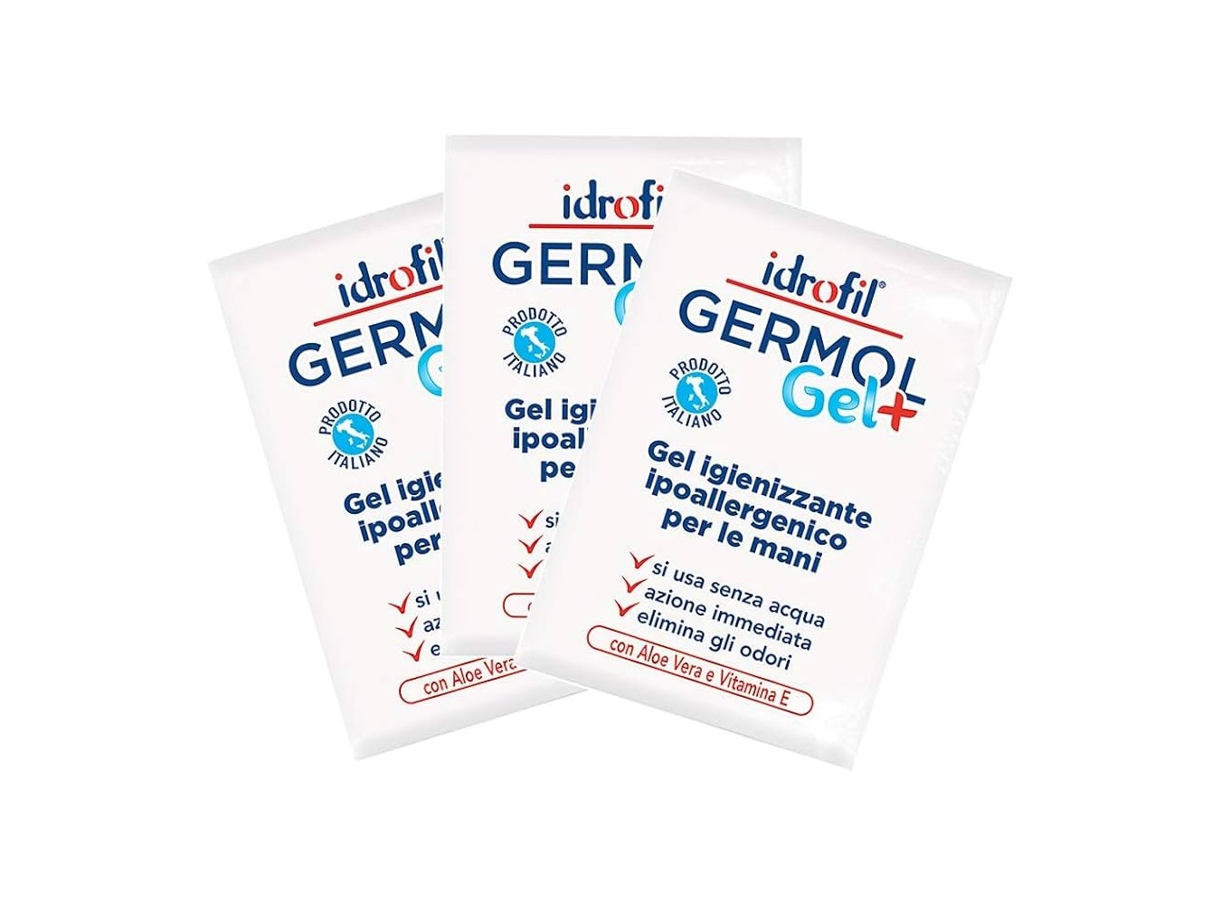 IGIENIZZANTE GEL MANI BUSTINE   ML.3X200