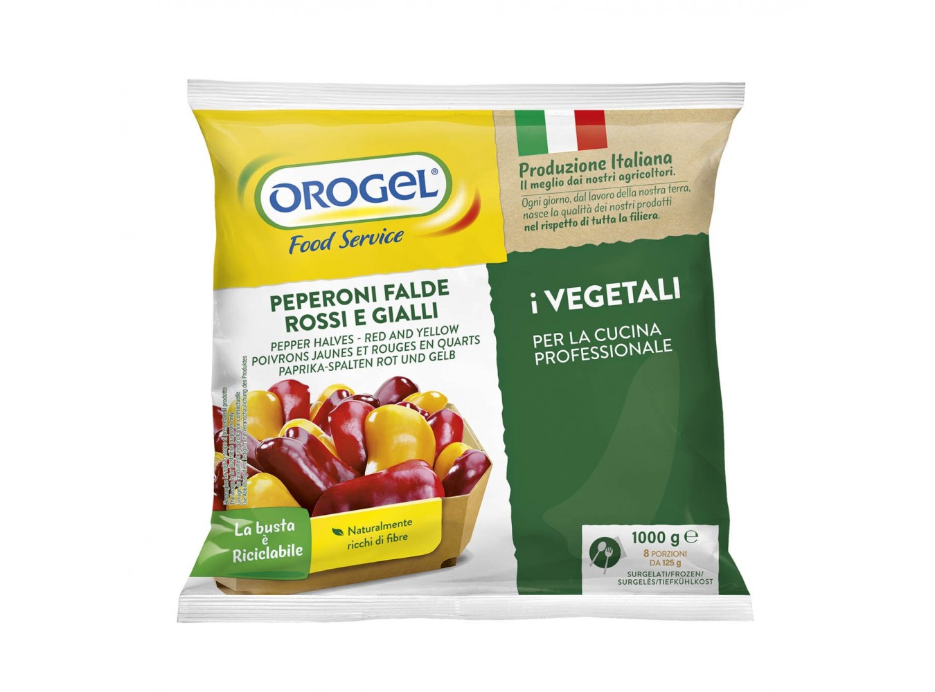 PEPERONI FALDE ROSSI/GIALLI OROGEL KG1X6