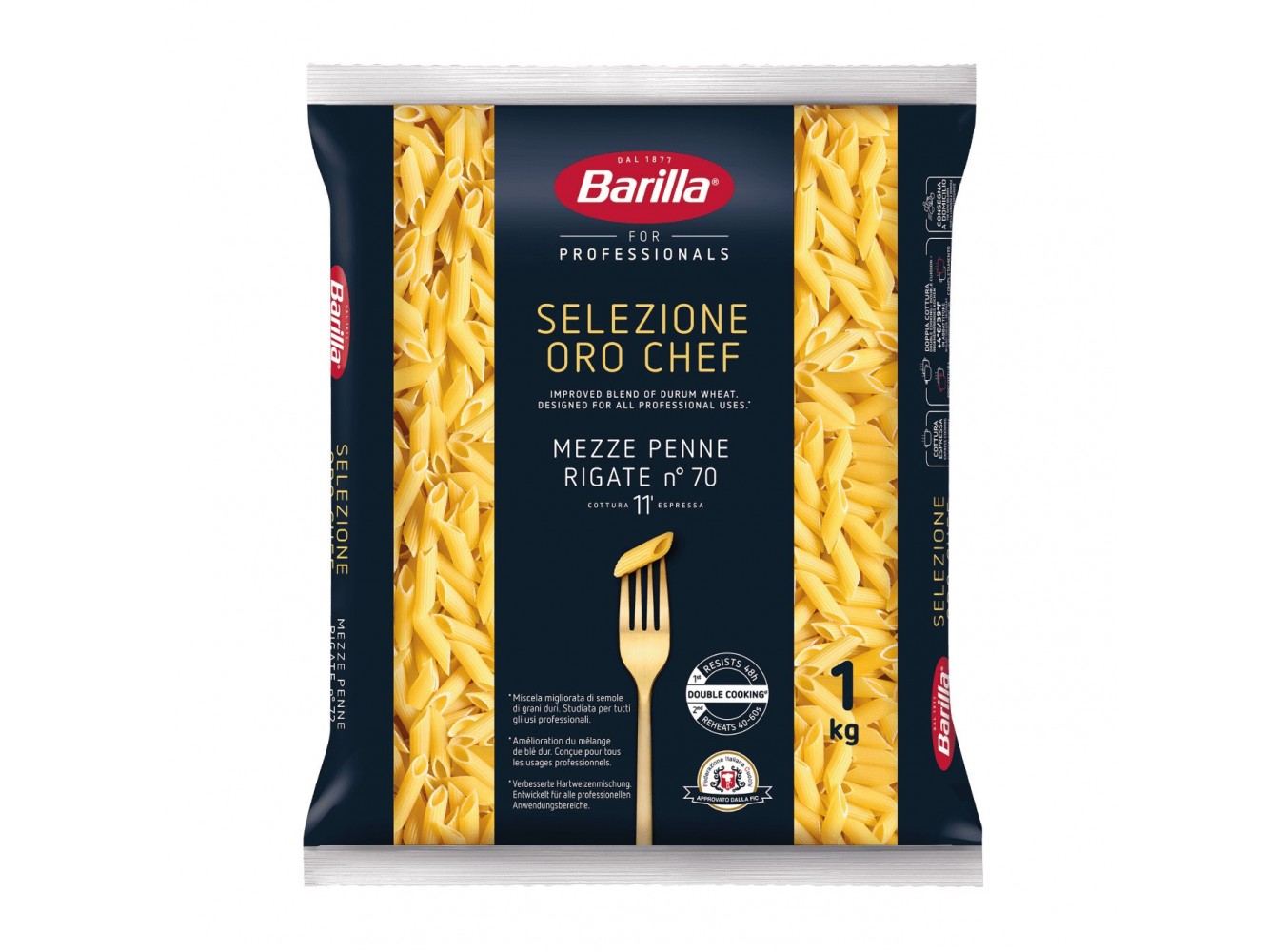 BARILLA ORO  70 M/PENNE RIGATE   KG.1X12