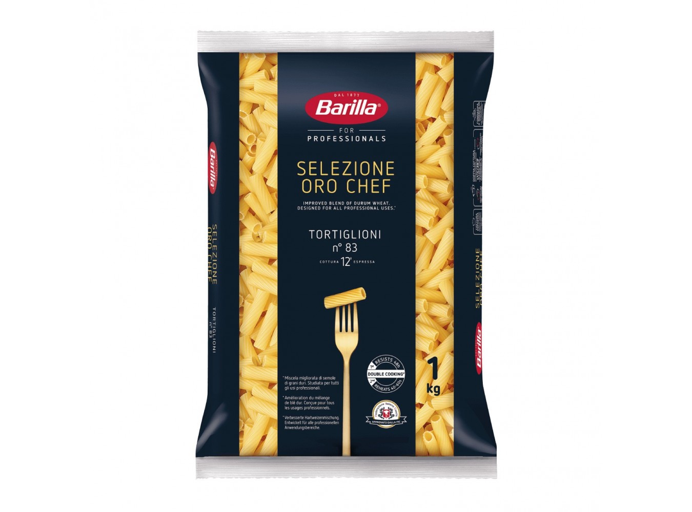 BARILLA ORO  83 TORTIGLIONI      KG.1X10