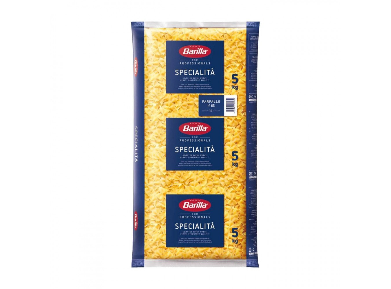 BARILLA  65 FARFALLE              KG.5X3