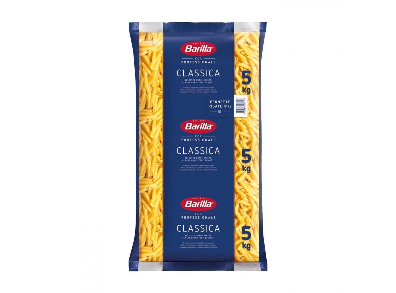 BARILLA  72 PENNETTE RIGATE       KG.5X3