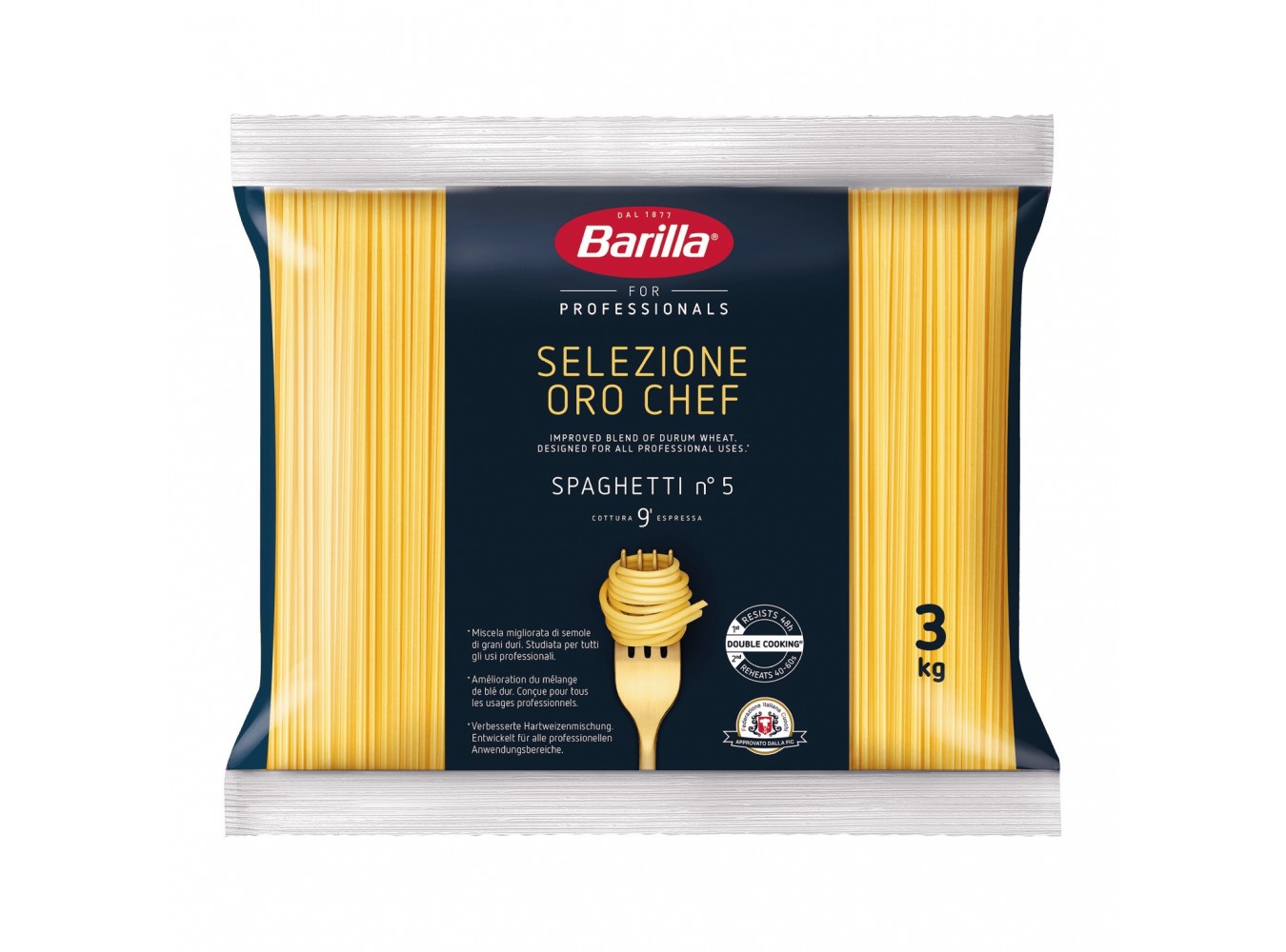 BARILLA ORO   5 SPAGHETTI         KG.3X4