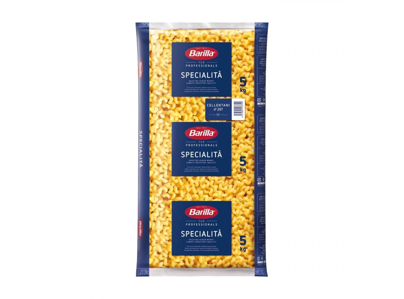 BARILLA 297 CELLENTANI            KG.5X3