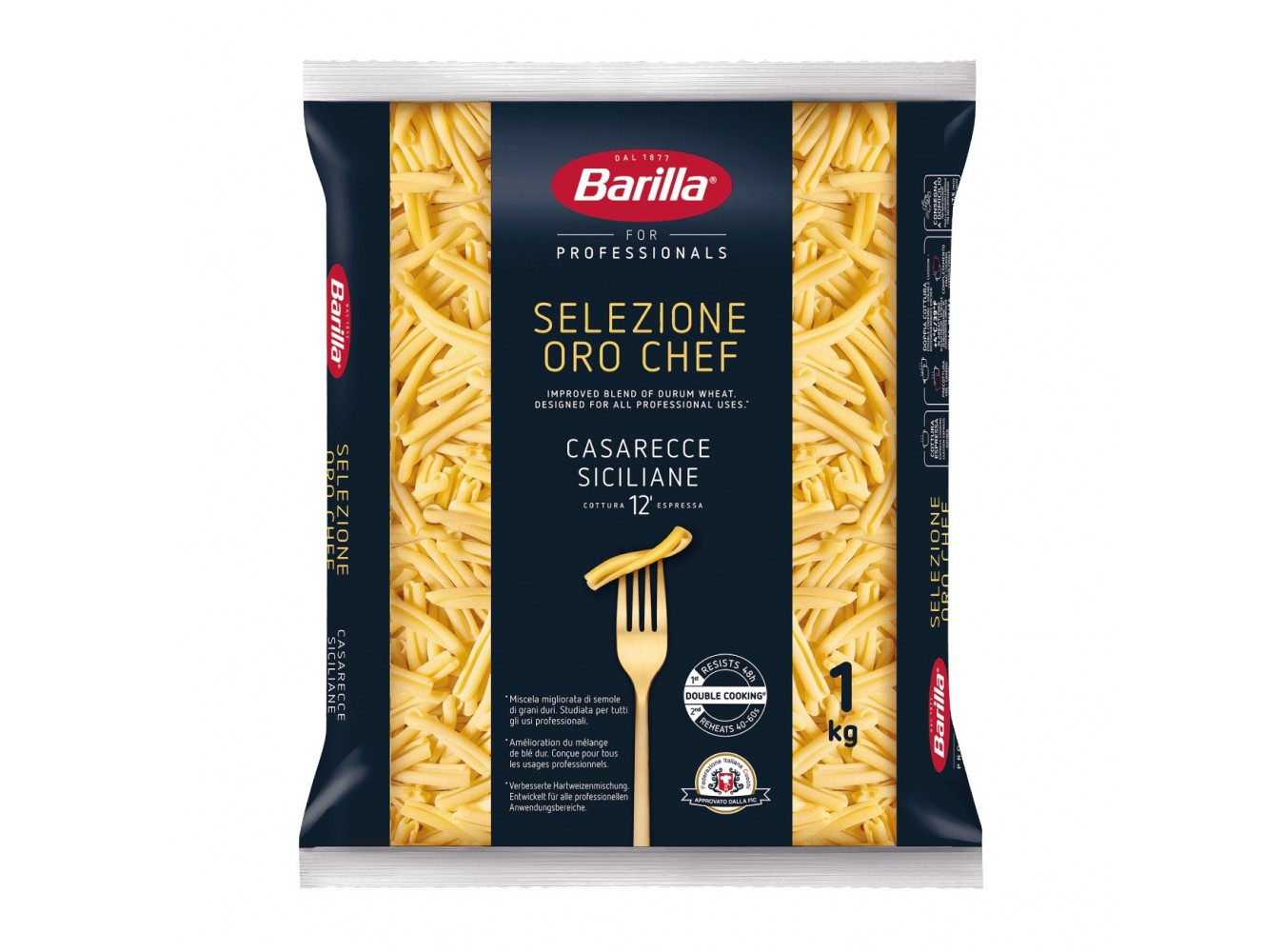 BARILLA ORO 287 CASARECCE        KG.1X12