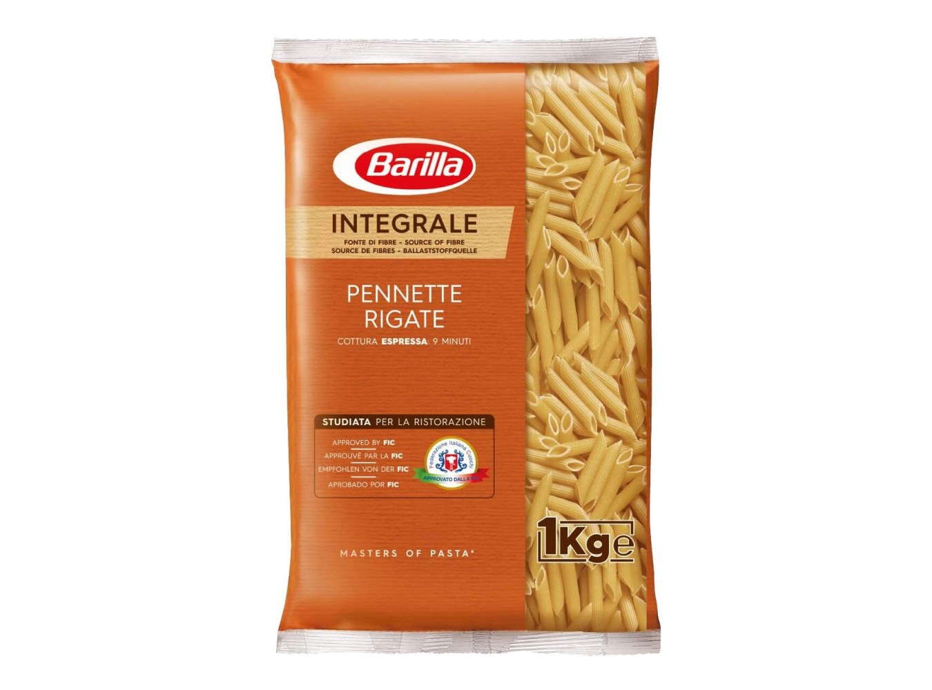 BARILLA INTEGRALE 72 PENNETTE     KG.1X9