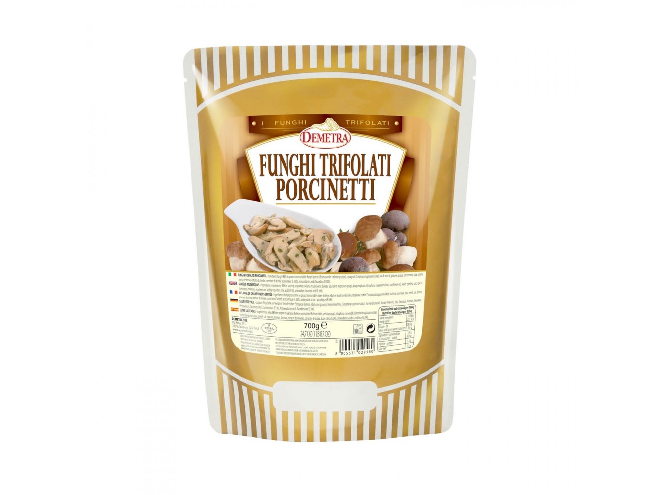 FUNGHI PORCINETTI DEMETRA       GR.700X6