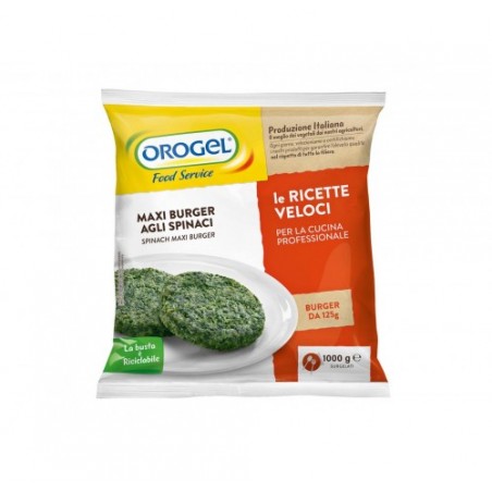 BURGER SPINACI GR.125 OROGEL      KG.1X4