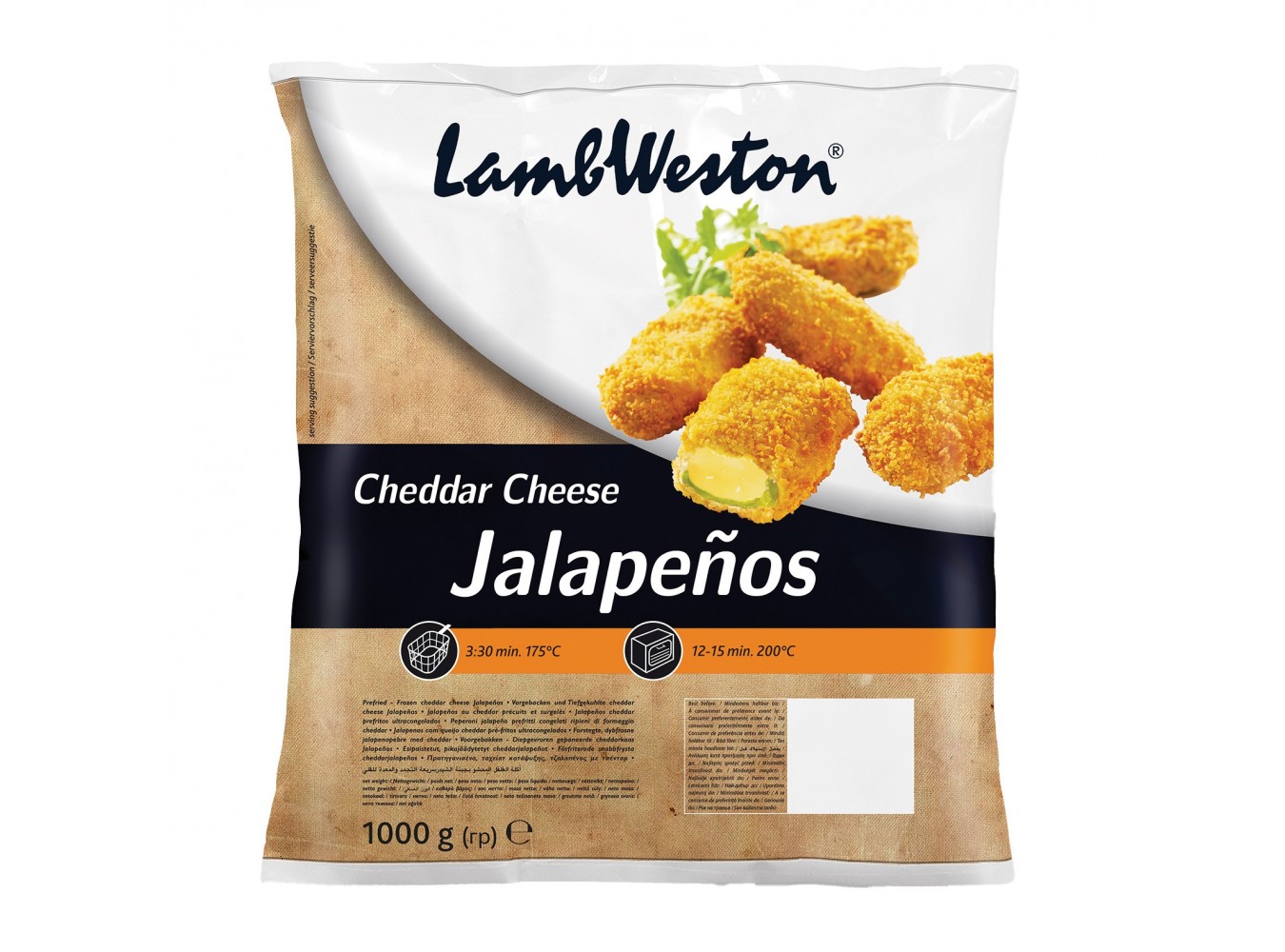 JALAPENO CHEDDAR LAMB WESTON      KG.1X6