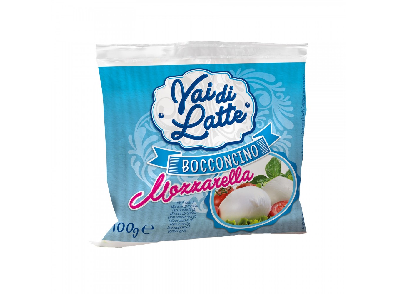 MOZZARELLA BOCCONCINO LATTE UE GR.100X20