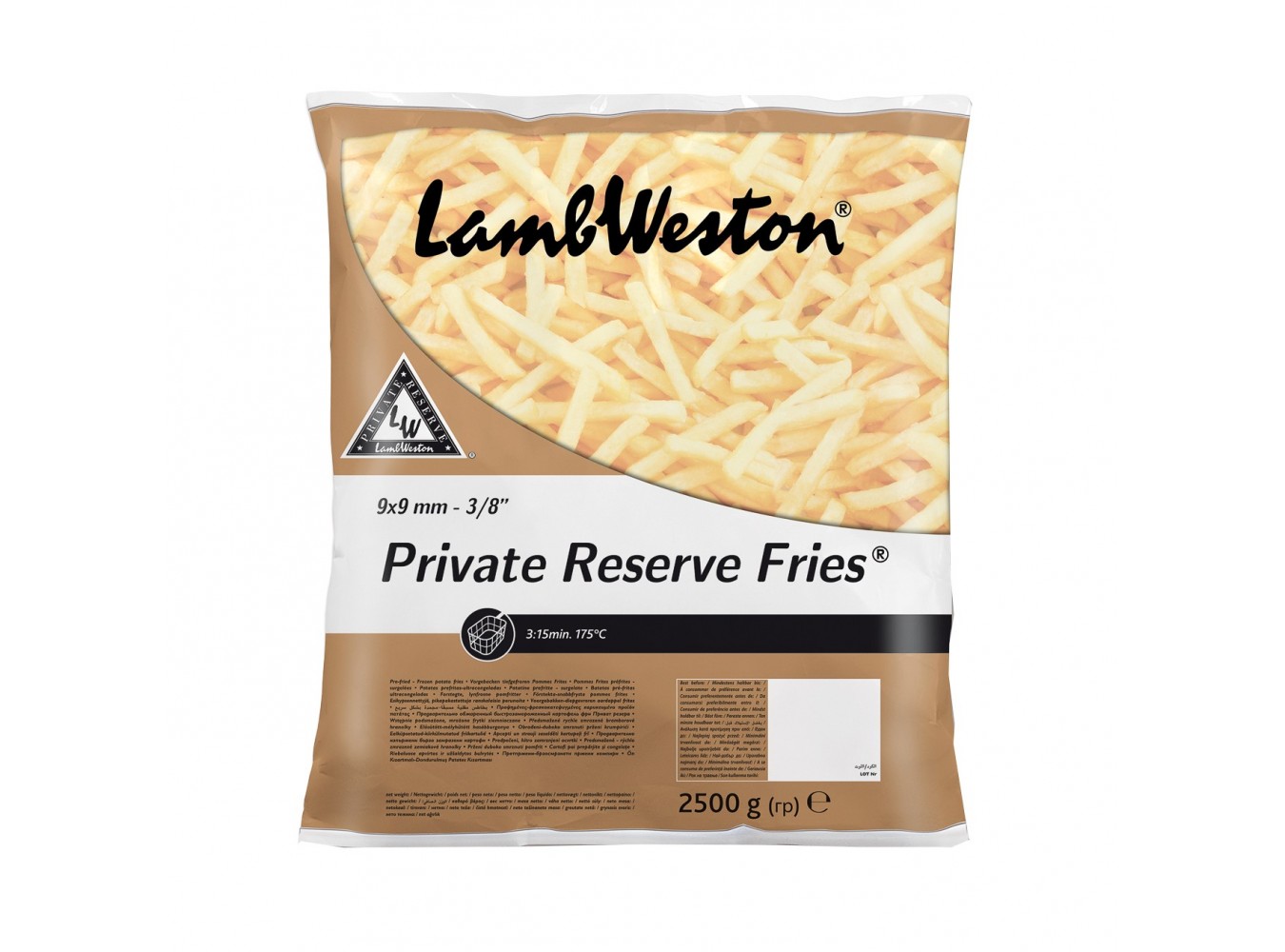 PATATE PRIVAT 9X9MM.LAMB WESTON KG.2,5X4