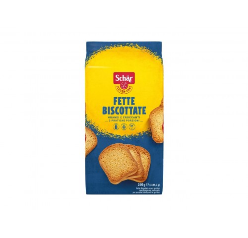 FETTE BISC. S/GLUTINE          GR.260X10