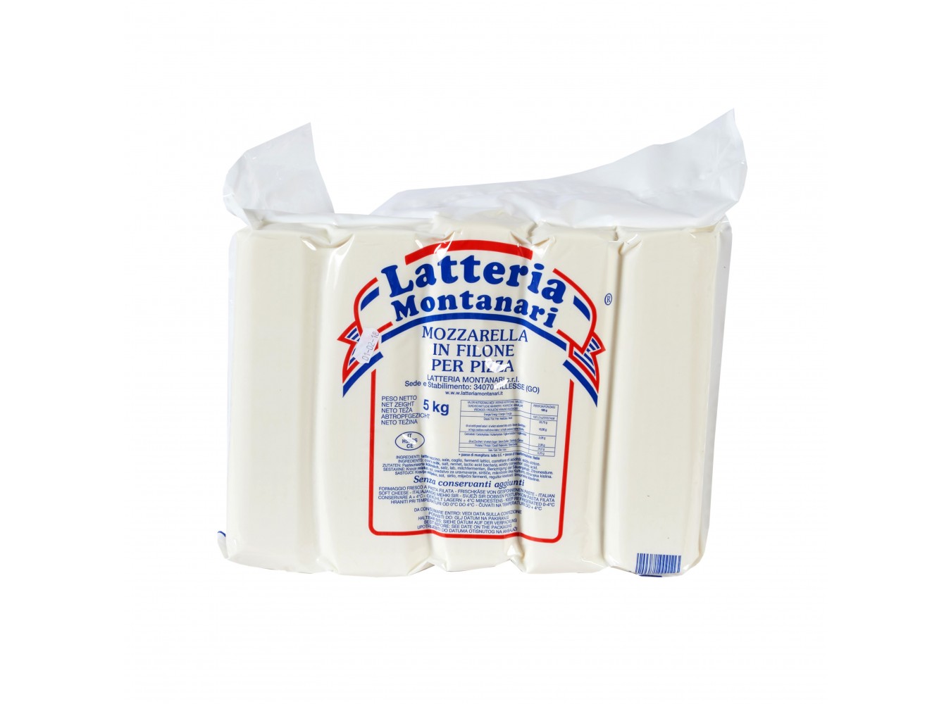 MOZZARELLA FILONE SUPERIOR        KG.5X2