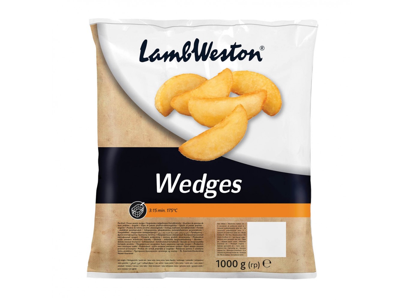 PATATE SPICCHI LAMB WESTON       KG.1X10