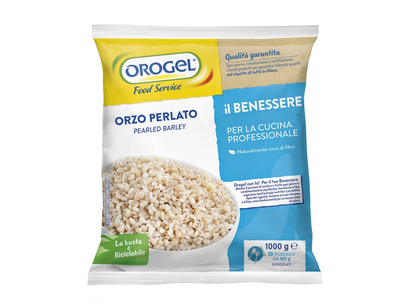 ORZO PERLATO OROGEL               KG.1X4