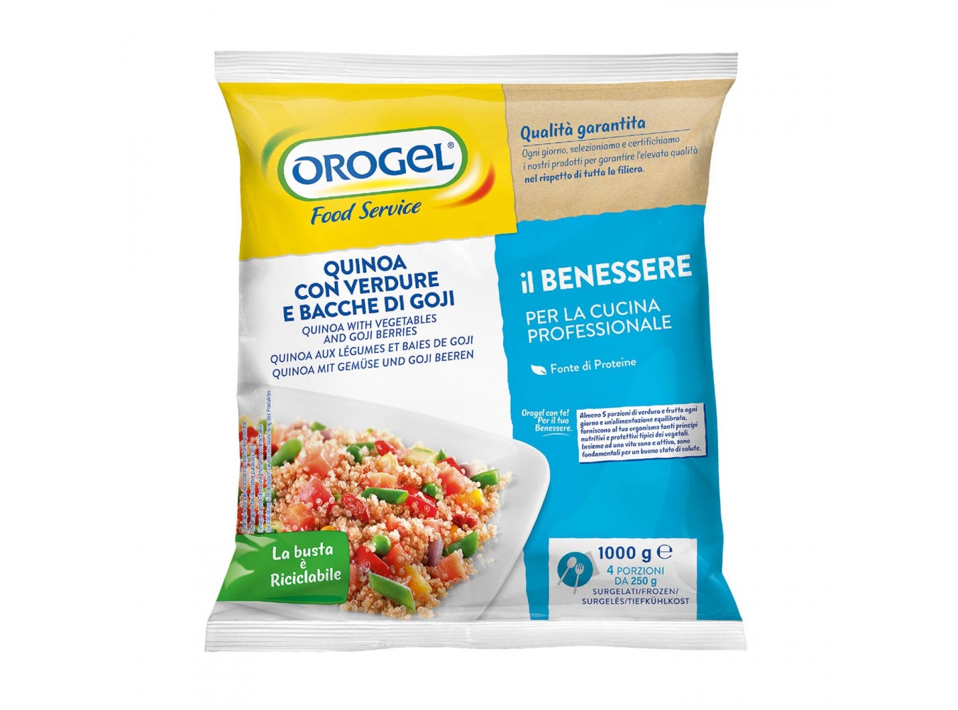 QUINOA VERDURE-BACCHE GOJI OROGEL KG1X4