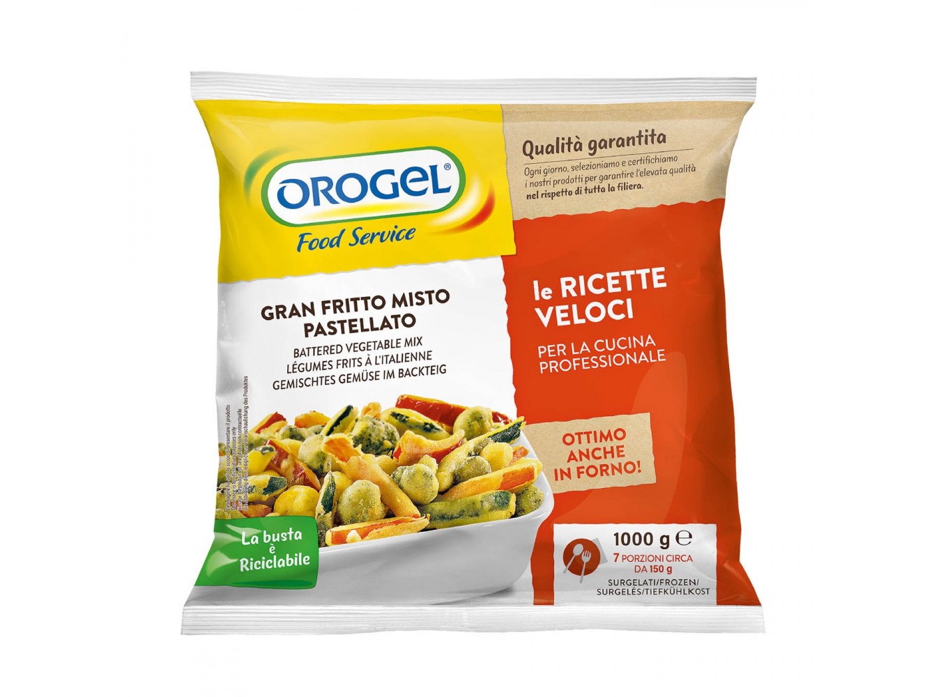 GRAN FRITTO VERDURE PASTELL.OROGEL KG1X4