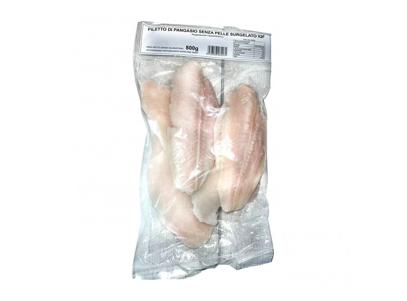 PANGASIO FILETTO 120/170      PZ5X800GR