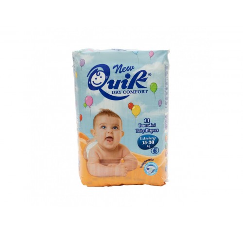 PANN.QUIK EXTRA LARGE 15/30KG  14PZ  N.6