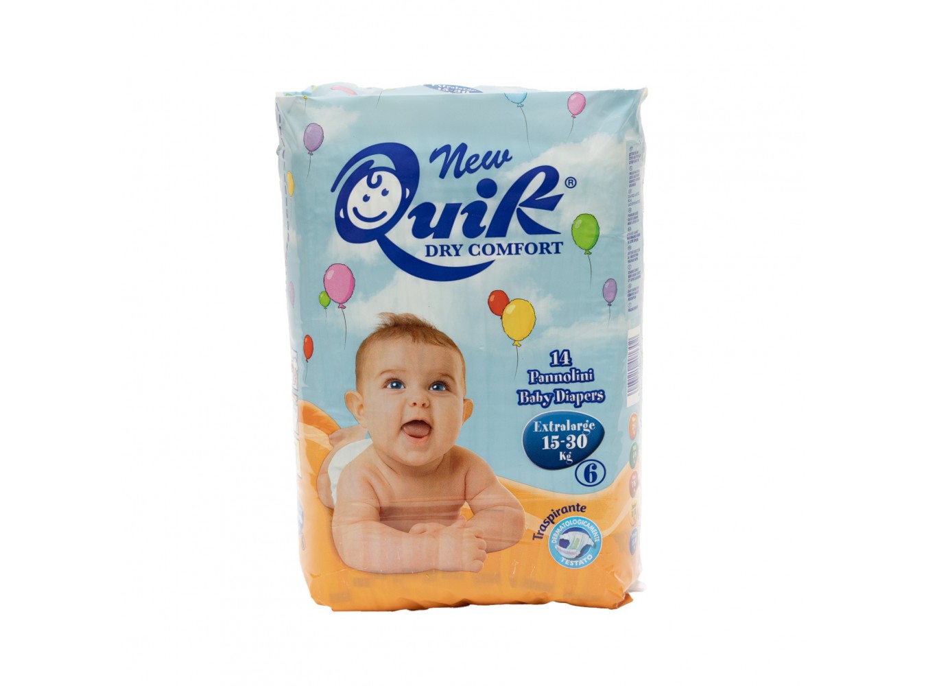PANN.QUIK EXTRA LARGE 15/30KG  14PZ  N.6
