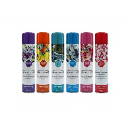 DEOD. AMBIENTE JARDIN SPRAY     ML.300X6