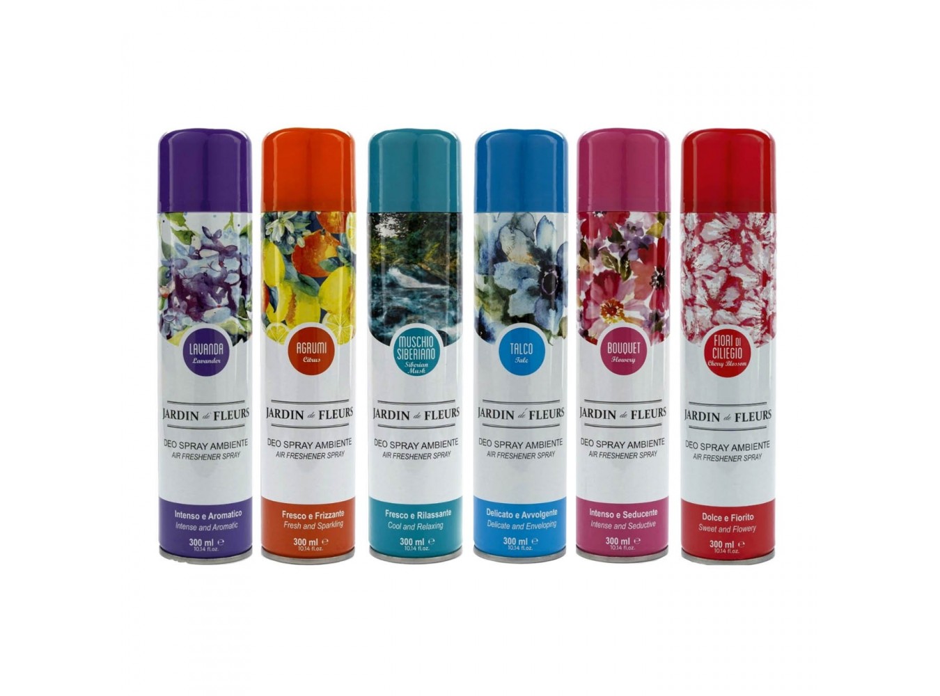 DEOD. AMBIENTE JARDIN SPRAY     ML.300X6