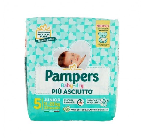 PANN.PAMPERS BABYDRY JR 11/25K PZ.16 N.8