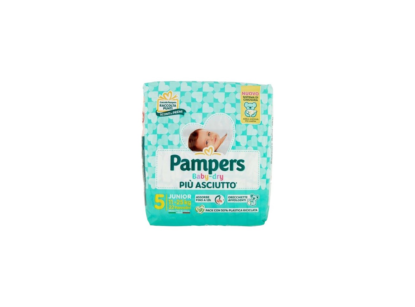 PANN.PAMPERS BABYDRY JR 11/25K PZ.16 N.8