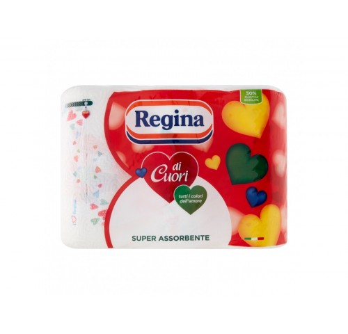 ASCIUGATUTTO REGINA DI CUORI       N.6X3