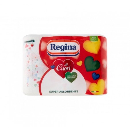ASCIUGATUTTO REGINA DI CUORI       N.6X3