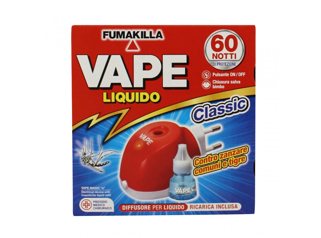 ELETTROEMANATORE VAPE INSET.LIQUIDO N.12