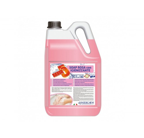 SAP.LIQ. ANTIBATT. UNI5 ROSA LT.5X4
