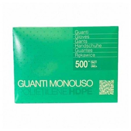 GUANTI POLIETILENE H.D.         N.500X10