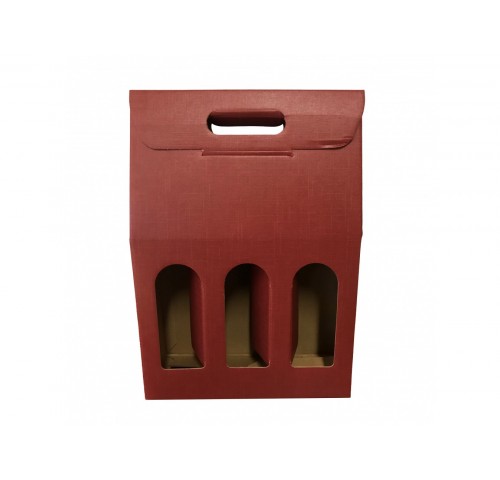 SCATOLA PORTA 3 BOTTIGLIE 270X90X385 N.1