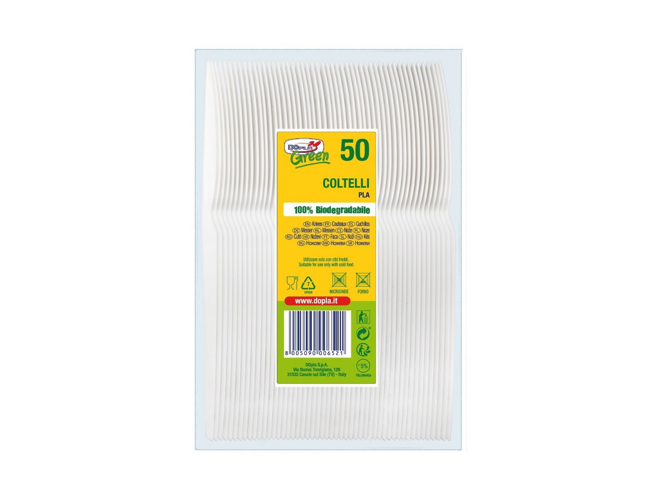 COLTELLI BIODEGR. ESTABIO       PZ.50X30