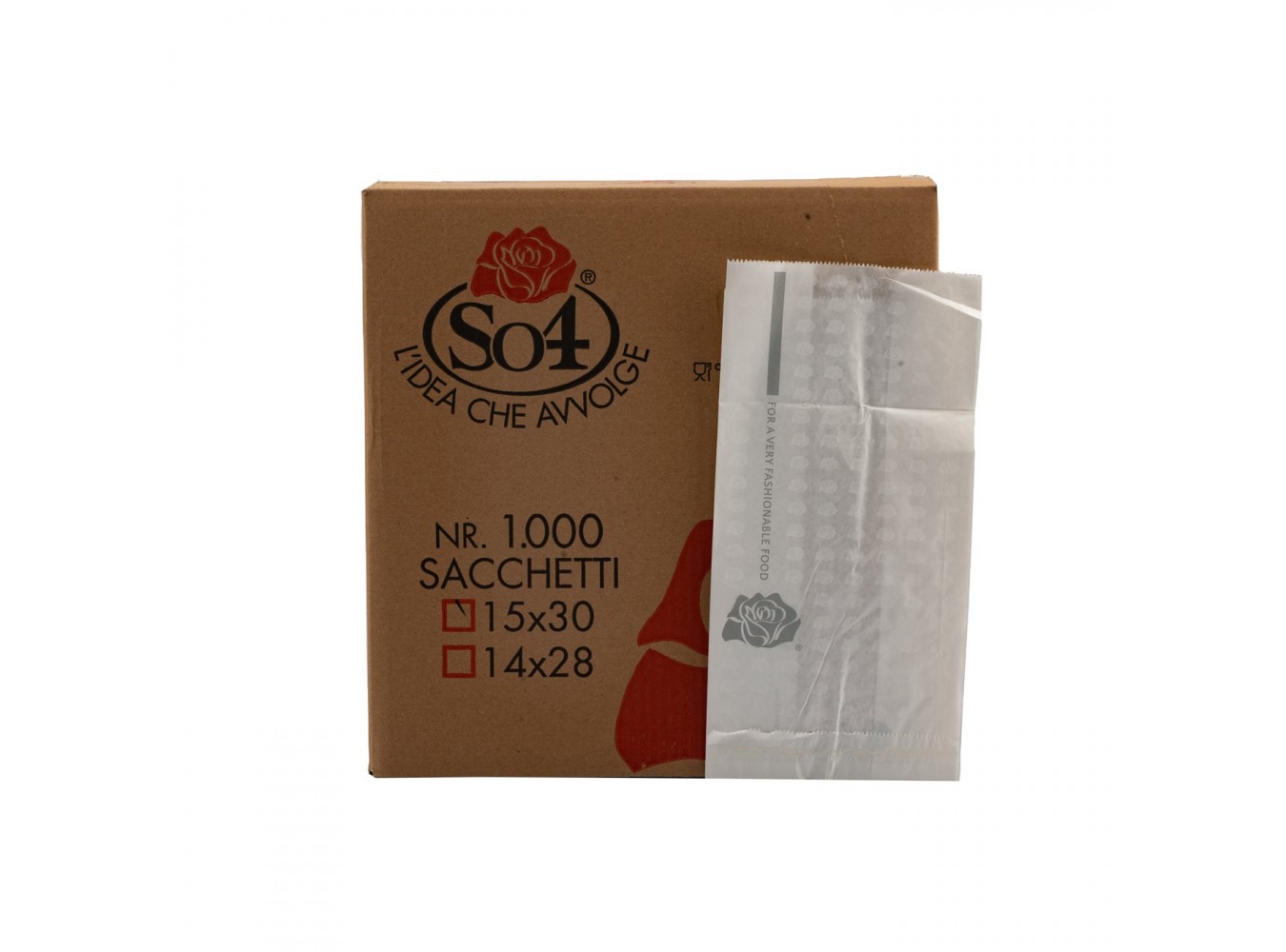 SACCHETTI BIANCHI 15X30          PZ.1000